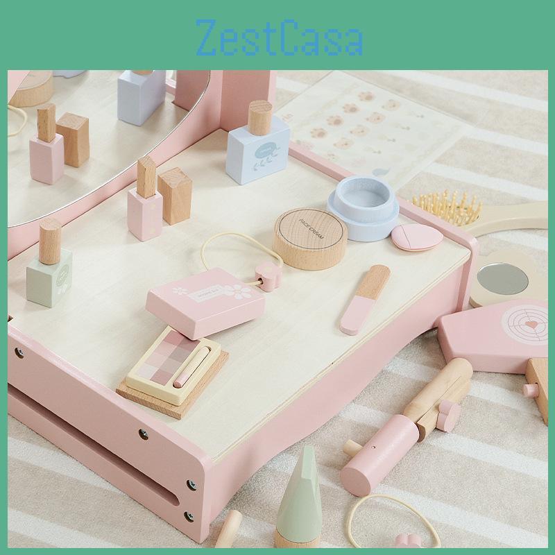 Up Wooden Dress Set Nordic Design Kids Creative Role Play Parent Engagement