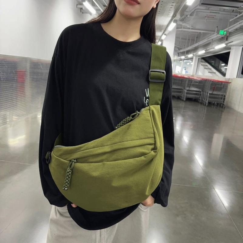 Popular Single-shoulder Crossbody Bag, Versatile Korean-style Underarm Student Bag