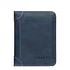 Men’s Vintage Leather Bifold Wallet, Slim Short Wallet with ID Window, Credit Card Holder, Cash Pocket, Casual Business Wallet