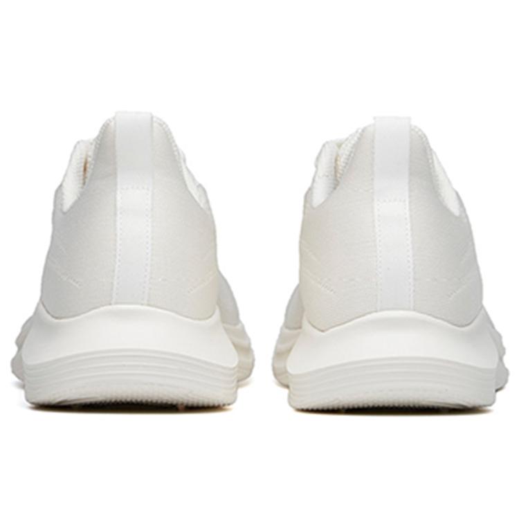 Anta Running Collection Cushioning Slip Resistant And Abrasion Resistant Low Top Sprint Running Shoes Men's Ivory White