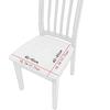Stretch Chair Seat Covers 1/2/4/6Pcs Removable Washable Dining Chair Covers Anti-Dust Dining Roomseat Cushion Slipcovers
