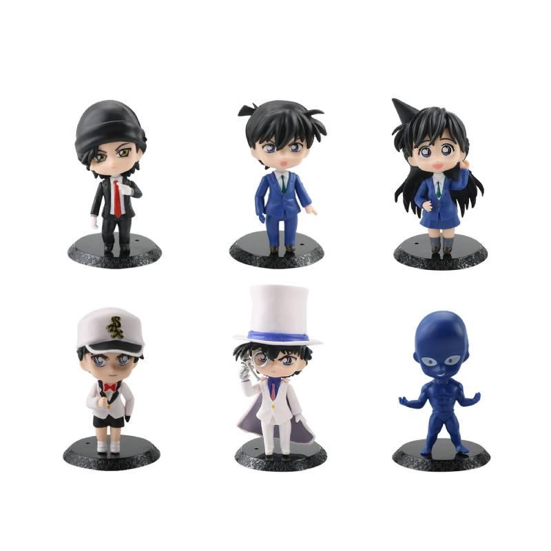 Premium 2nd Gen Detective Conan Action Figures Set Of 6 Models