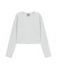 Malittepeulangsowajeobeo W Basic Crop Long Sleeve Light Heather Gray