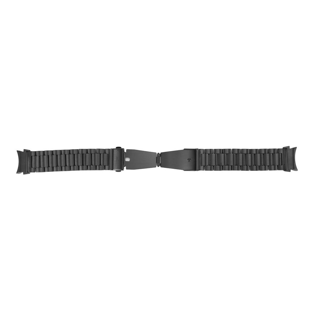 Stainless Steel Watch Band Compatible for Galaxy 4 Quick Release Solid Metal Watch Replacement Strap Black