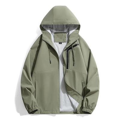 Herbst Neue Casual Kapuzenjacke Herren Trendy Fashion Casual Vielseitige Jacke Outdoor Winddichte Jacke Herren
