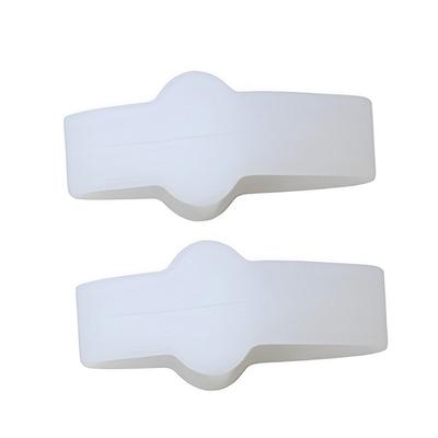 1 Pair Silicone Big Toe Separator Aligner Portable Adjustable Breathable Toes Straightener Splitter Foot Care Accessories