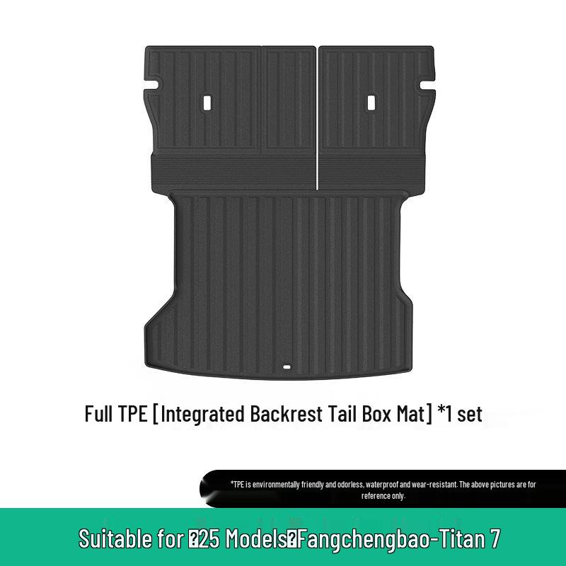 All-Weather TPE Floor and Trunk Mats for BYD U7 Fangchengbao Yangwang Cars