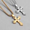 European and American Cross Necklaces for Men and Women, Titanium Steel High-quality Chains,