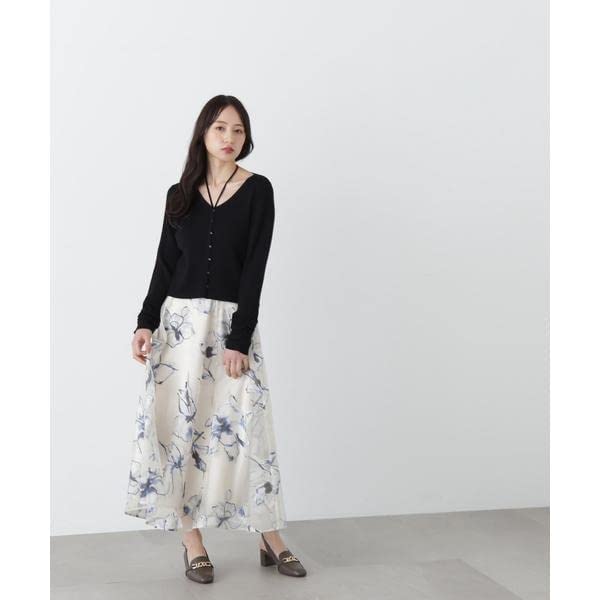 JILL by JILL STUART Sweater [Pre-order: Arrives mid- to late March] 2-Way Halter Cardigan Top, Women's, White
