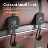Autoaufkleber für Mercedes Benz Auto Wildleder Sitz Kopfstütze Haken Aufbewahrung Kleiderbügel Zubehör C180 C300 W124 W176 W177 C200 C260 GLC CLE