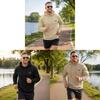 Outdoor Sports Hoodie For Men With Textured Jacquard Fabric Casual Fall Wear