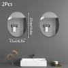 Oval Wall Mirror Non Glass 2Pcs Oval Vanity Mirror Self Adhesive Acrylic Mirror Wall Sticker Flexible Frameless Plastic Mirror Home Decorative Wall