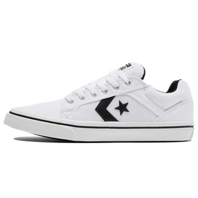 El Distrito 2.0 Ox Synthetikleder Bequem Rutschfest Verschleißfest Niedrige Sneaker Unisex Weiß und Schwarz