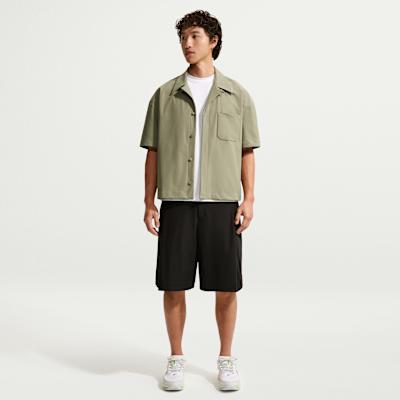 Nike Shirts Men's Green Lapel Moderate