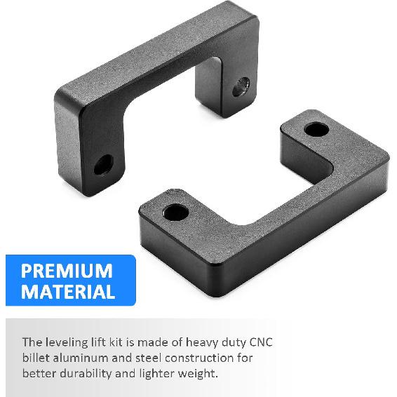 Wsays 1.5 Inch Front Leveling Lift Kit Spacer Compatible With Chevy Silverado Fit GMC Sierra GM 1500 LM 2007-2024