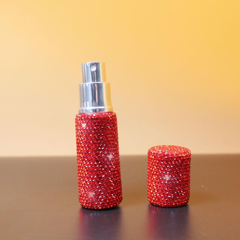 10ml Exquisite Creative Diamond-Studded Perfume Bottle Refillable Empty Bottle Toner Bottle Travel Size