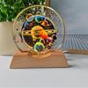 3D Laser-Engraved Galaxy Crystal Ball Night Light Ornament