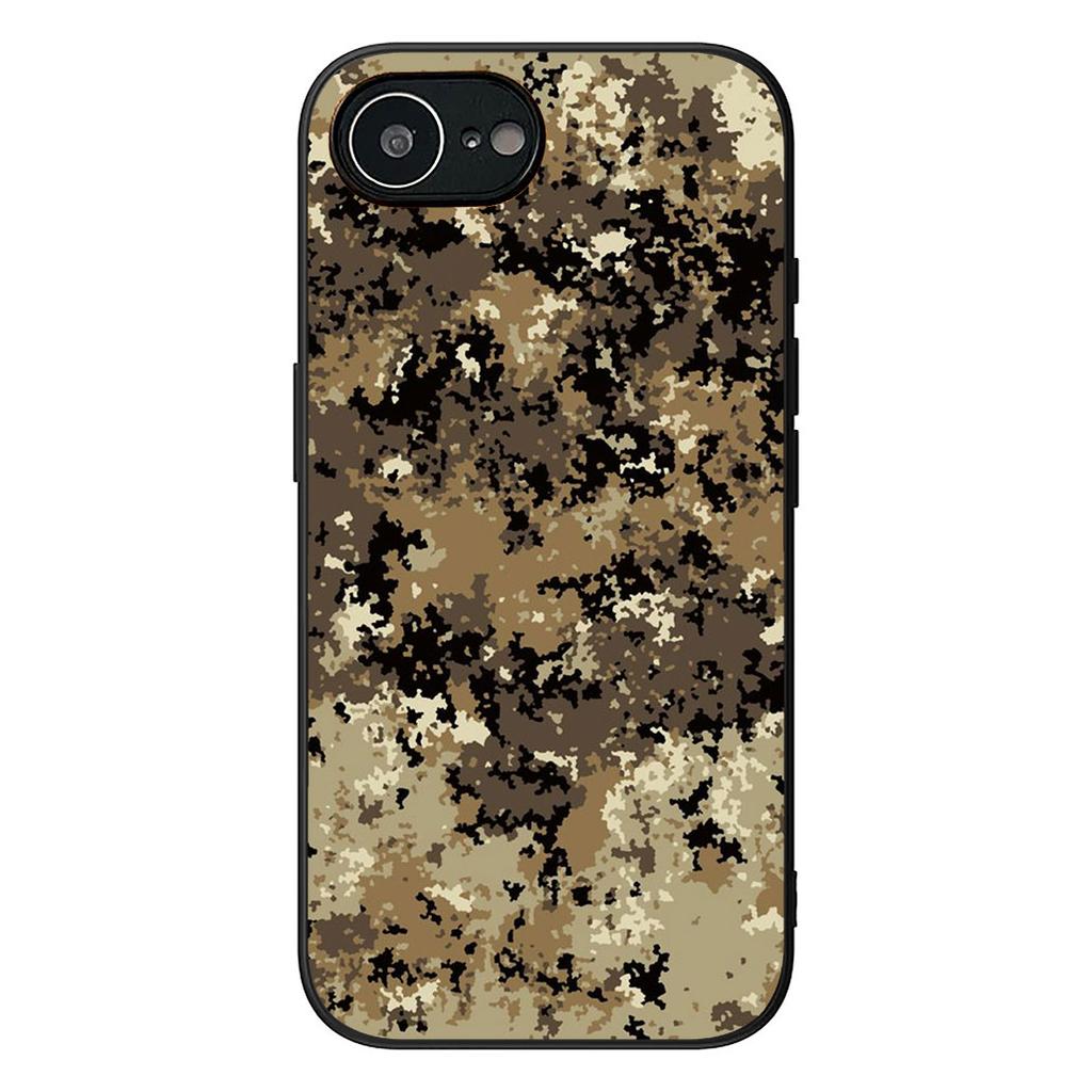 Camo Military Army Camouflage Pattern Phone Case for Apple iPhone 16 17 Air 14 15 Pro Max Plus 16+ 16E 14+ ProMax Soft Cover
