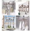 Behind The Door Hooks Household Storage Wall Hanger Hooks No Punch Coat Rack Home Storage Door Hooks Towel Hanger Rack Organizer