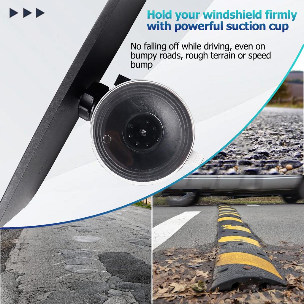 360° vnitřní zpětné zrcátko Nastavitelná přísavka Automobilové nákladní vozidlo Zadní zrcátko Široké Dlouhé zpětné zrcátko Univerzální bezpečnost pro instruktora