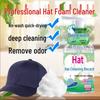 Waterless Hat Cleaner: Non-Deforming, Yellowing, Odor & Sweat Stain Remover