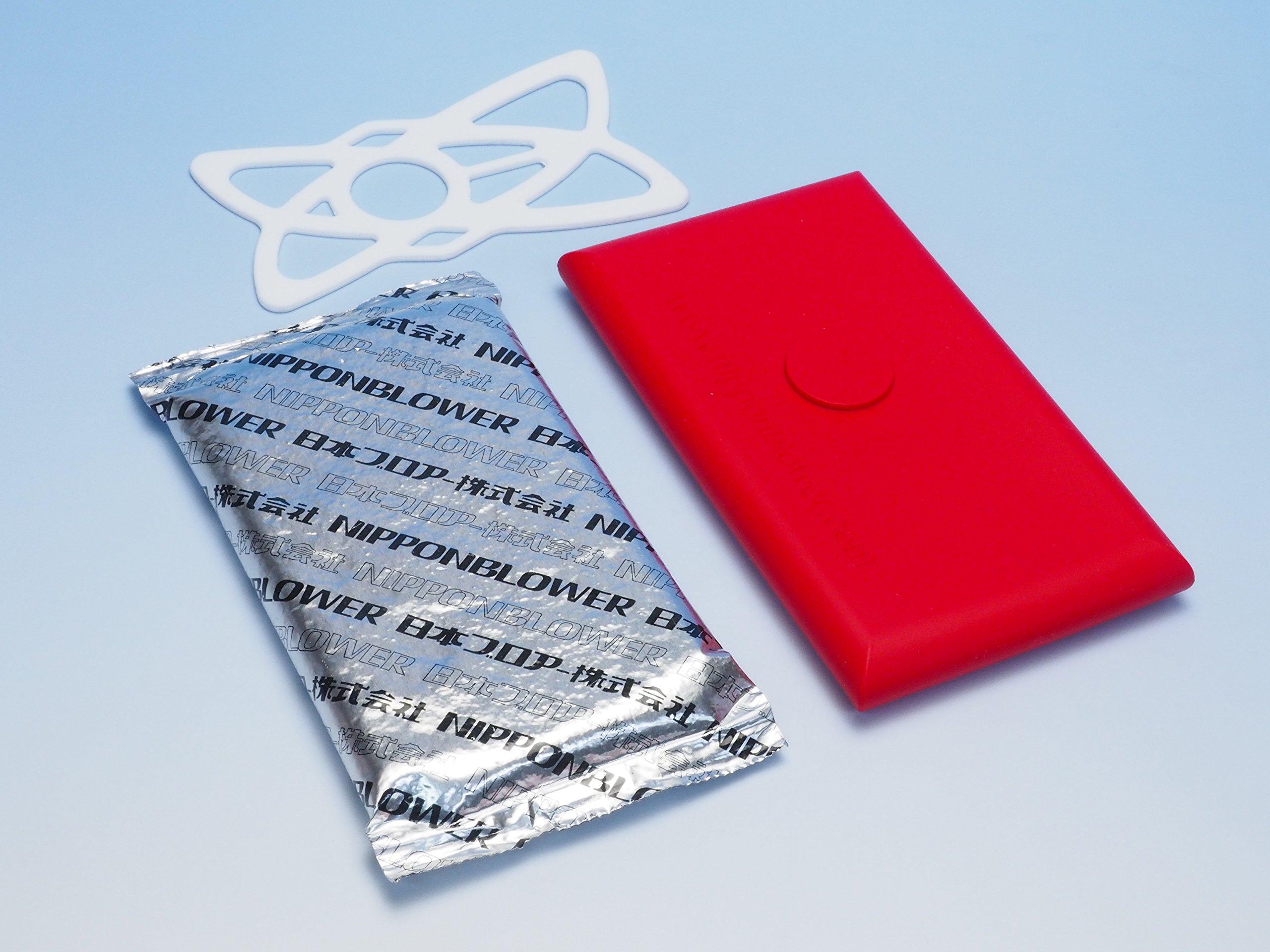 

ice pack for smartphones to prevent with red cover and white band Non-flammable overheating, PCM-PAC C32-150g, (red/white)