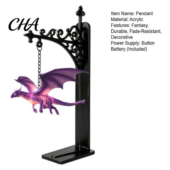 Fantasy-Thema Geschenk Magischer Fliegender Drache Bücherregal Lampe, Warmes Hängendes Nachtlicht, Schreibtisch Wandornament Leseecke Dekor, Einzigartig für Liebhaber
