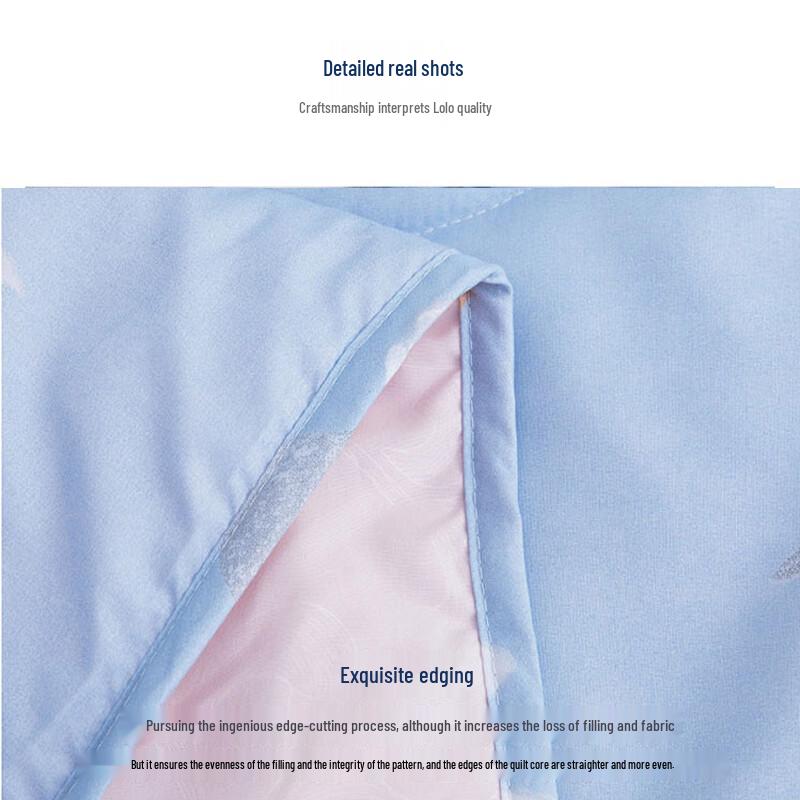 LUOLAI Flower Language Ripples Summer Quilt