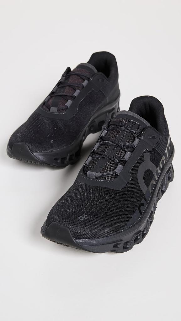 On Cloudmonster Running All Size D Men's Shoes, Black, 25.5cm