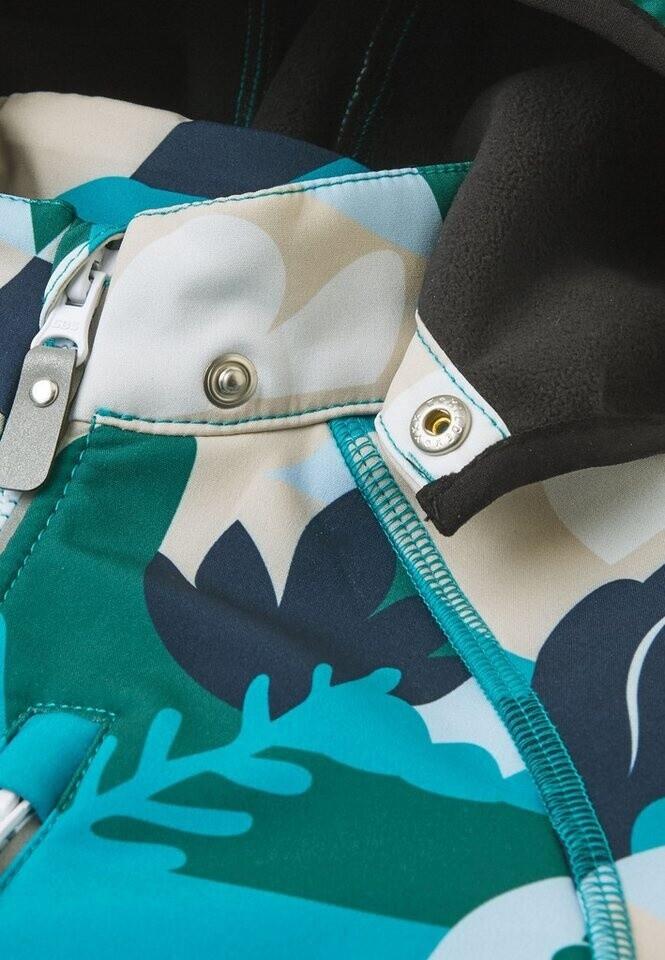 Детская куртка Reima Vantti из софтшелла зеленого цвета