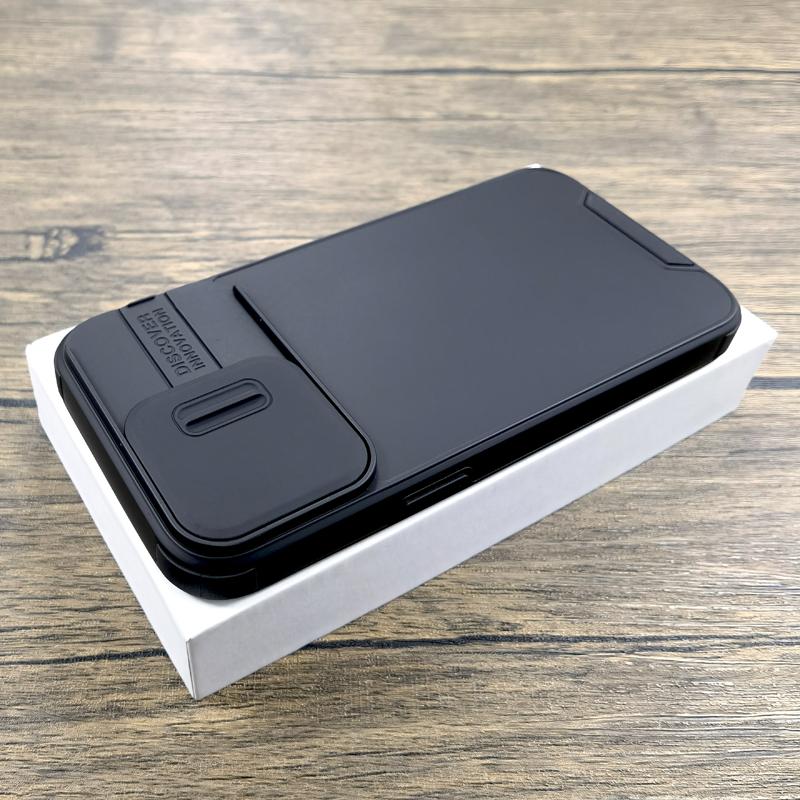 Luxury Slide Camera Cap Cover Case For 17 16 15 14 13 12 11 Pro Max Air 17Pro IPhone16 IPhone15 IPhone14 IPhone13 ProMax