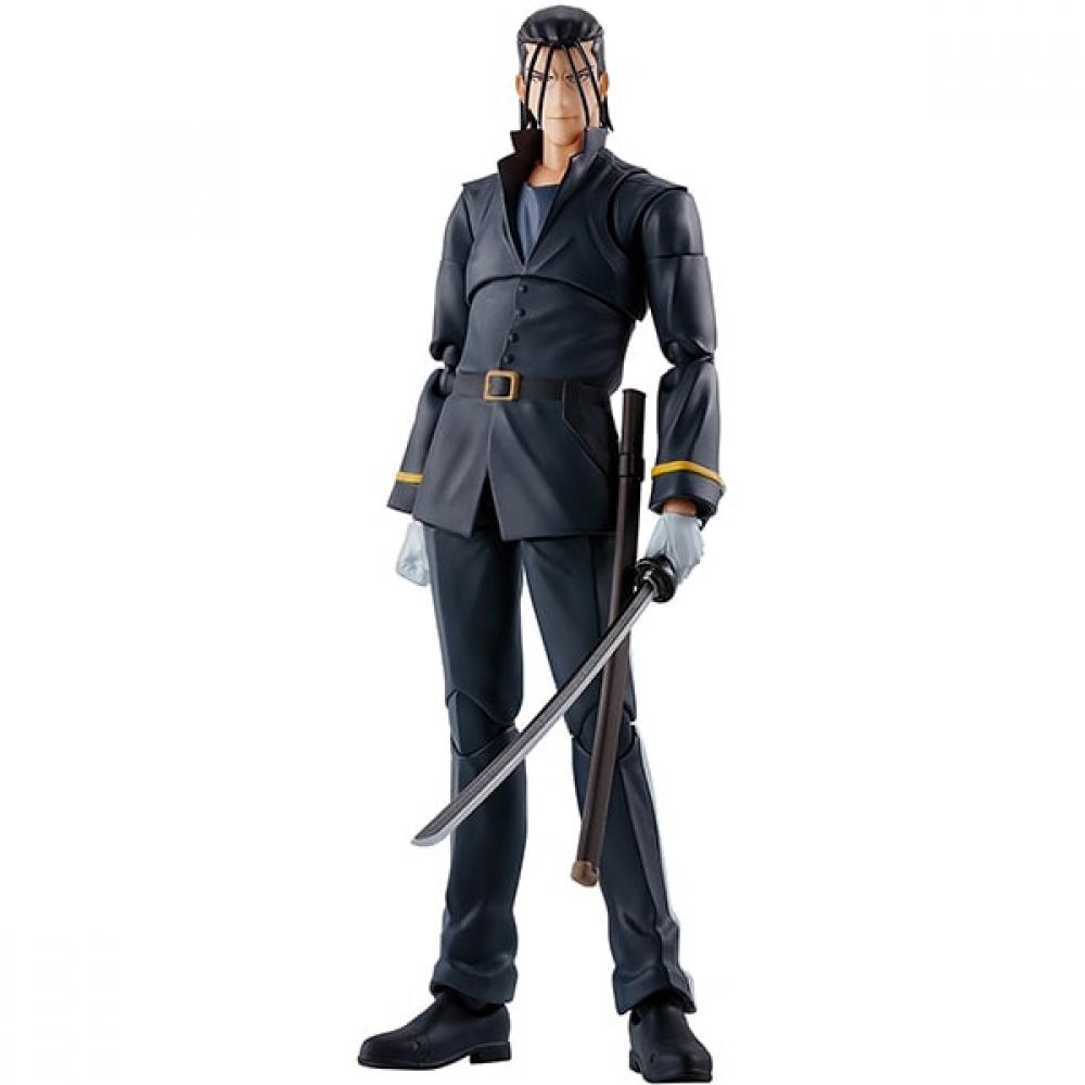 

Bandai Spirits ShFiguarts Figuarts Rurouni Kenshin Meiji Kenkaku Roman Tan Saito Hajime [pre Painted Action Figure Total Height Approx. 165 Mm]