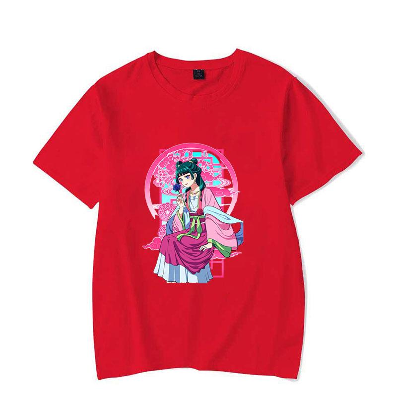 Hot Anime The Apothecary Diaries Maomao Print T-shirt Cool Summer Casual Loose T Shirt Women Men Harajuku Short Sleeve Tops