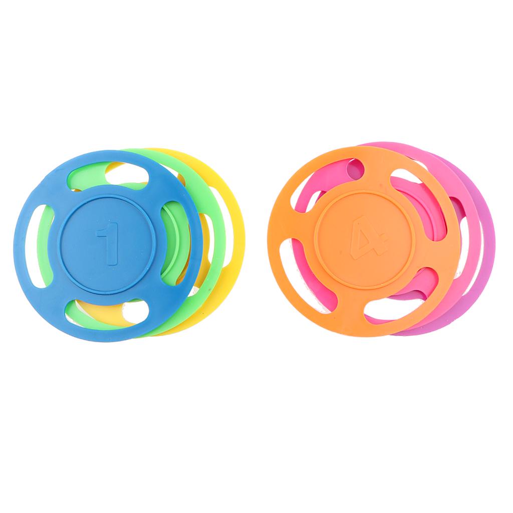 Buy 6Pcs Plastic Diving Ring Toys Play Set Skill Learning Toy Kids ...