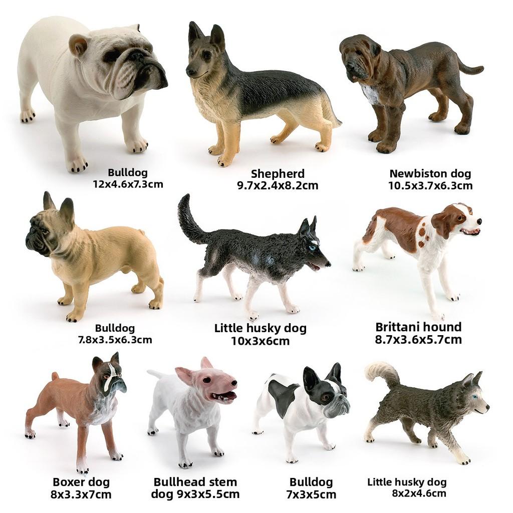 Pvc Dog Model Collection With Realistic Animal Figures For Home Decor And Collectors