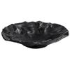 Folding deep plate, dishes, Japanese tableware, western-style salad, household ceramic high-grade tableware.