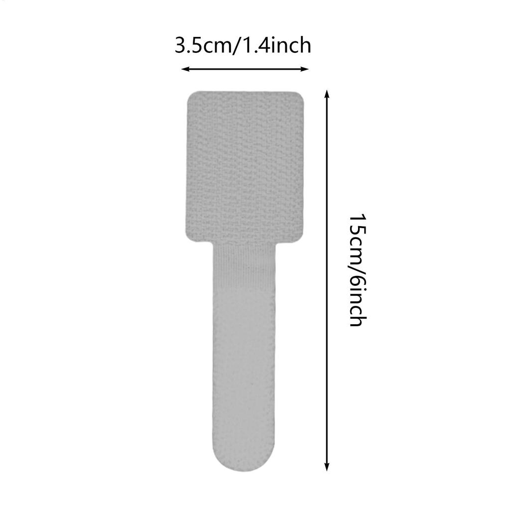 10 Pieces Cable Organizer Self-Adhesive Ties Non Slip Straps Clip Wire Management for Desktop TV Laptop Home Office Bedroom