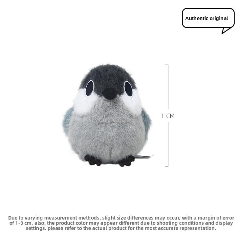 Cute Plush Toy Colorful Bird Family Fluffy Stuffed Soft Plush Vibrant Bird Toy Stuffed Animal for Kids Home Decor Birthday Gifts
