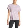 Adidas T Shirts Women's Purple Crew Neck Moderate Other IT7422
