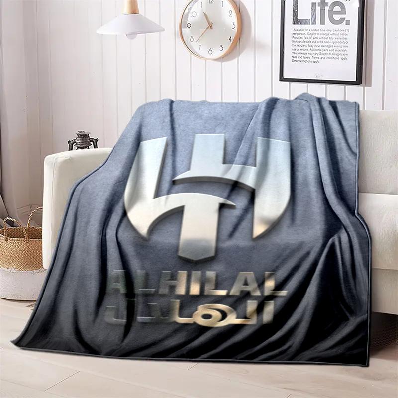 Roshn Saudi League football team Al Hilal SFC Neymar da Silva Santos Júnior blanket Soft four season home bed office travel outdoor warm blanket K3