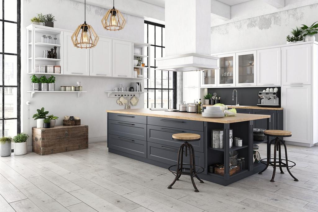 MODERN WOODEN LED CEILING HANGING LAMP