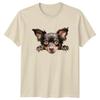 Dogs Animal Dog Wear Pet Casual Natural Colour Unisex Adult T-Shirt Gift Tee