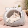 Wholesale Cat Ear Slippers Nest Four Seasons Universal Semi-enclosed Cat House Pet Cat Supplies Winter Warm Cat Nest