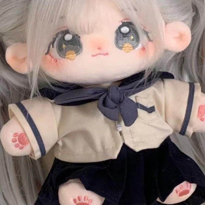 In Stock Nannan Cotton Female Doll with Exploded Hair – Perfect Gift for Classmates or Girls