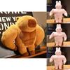 Muscle Bunny Plush Toy With Pp Cotton Filling For Home Decor And Gift Ideas