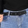 Stretch Trousers Waist Belt Buckle Free Elastic Waist Extenders Elastic Expansion Buckle  Women Men