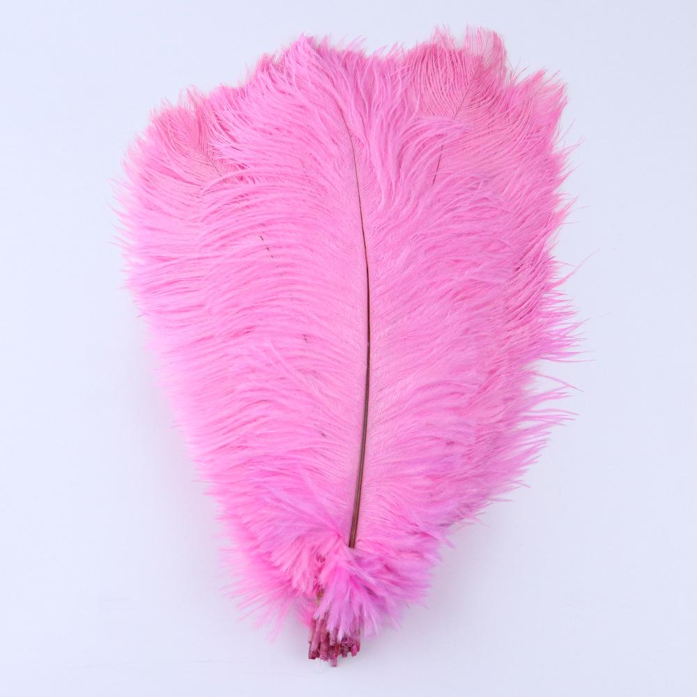 Multicolor Ostrich Hair 30-35Cm Wedding Decoration Ostrich Flannel Strip Handmade Accessories Diy Handmade