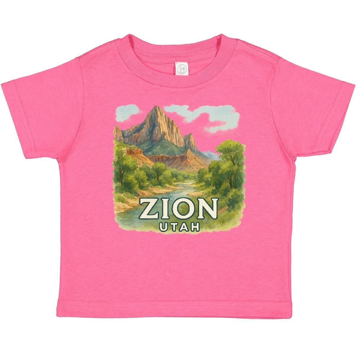 Inktastic Zion National Park Utah Scenic Landscape Baby T-Shirt Mountains Infant 110