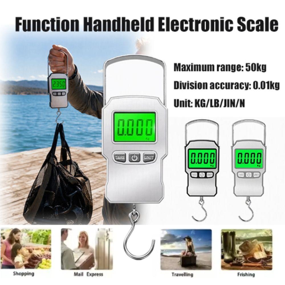 High Precision Digital Luggage Scale Multi-function Portable Weighing Scale Hanging Scale Shipping