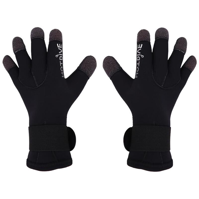 HOTDIVE Kevlar Titanium Neoprene Diving Gloves S
